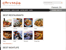Tablet Screenshot of citymug.com